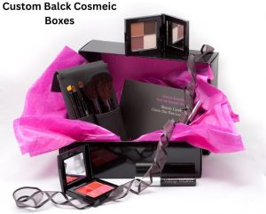 Custom Black Cosmetic Boxes Custom Black Cosmetic Boxes