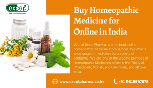 We at Excel Pharma are experts to provide Homeopathic Medicines Online in India at best rates. We de